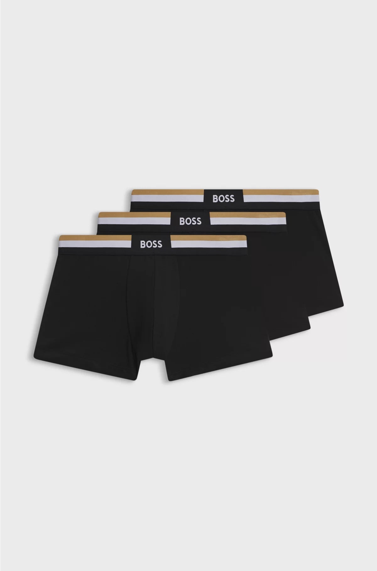 THREE-PACK OF MOISTURE-WICKING COTTON-BLEND TRUNKS