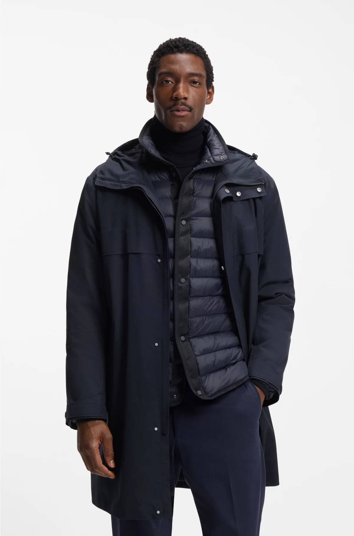 GORE-TEX? WATERPROOF HOODED PARKA JACKET