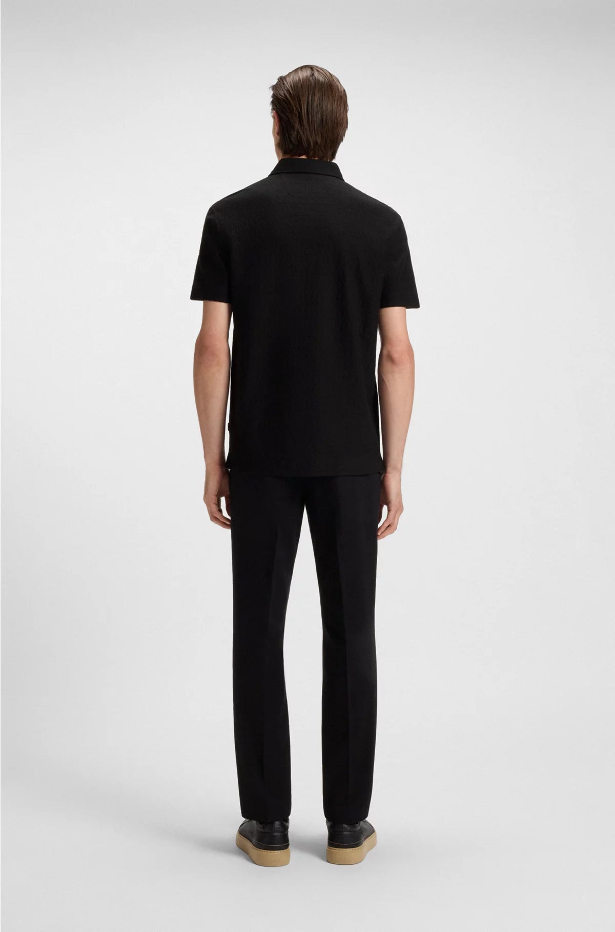 POLO SHIRT IN COTTON AND SILK