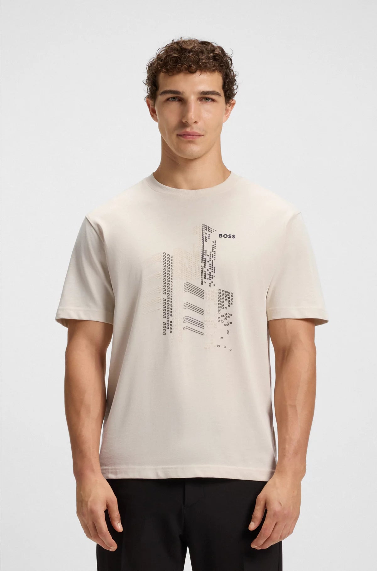 RELAXED-FIT T-SHIRT IN COTTON JERSEY WITH PRINTED ARTWORK