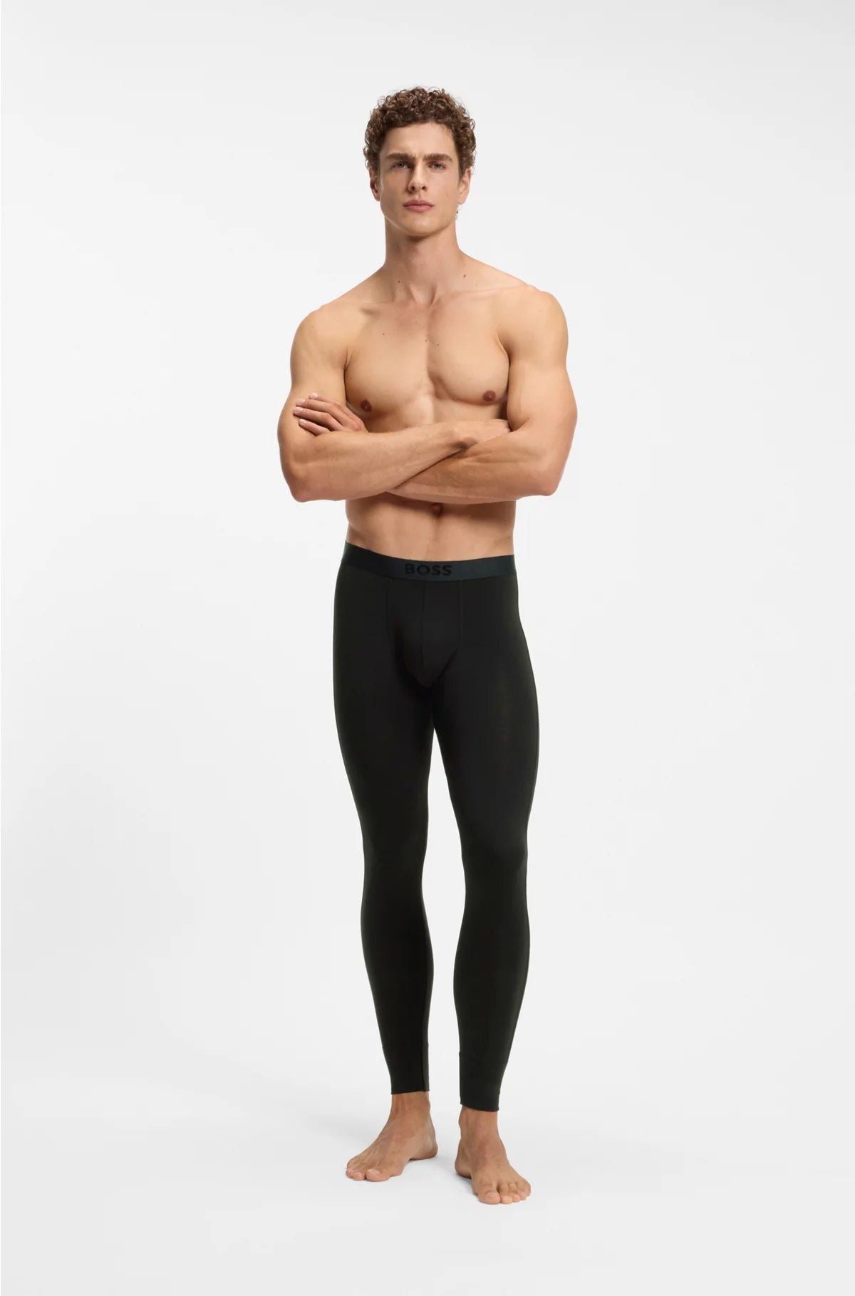 THERMAL LONG JOHNS WITH LOGO WAISTBAND