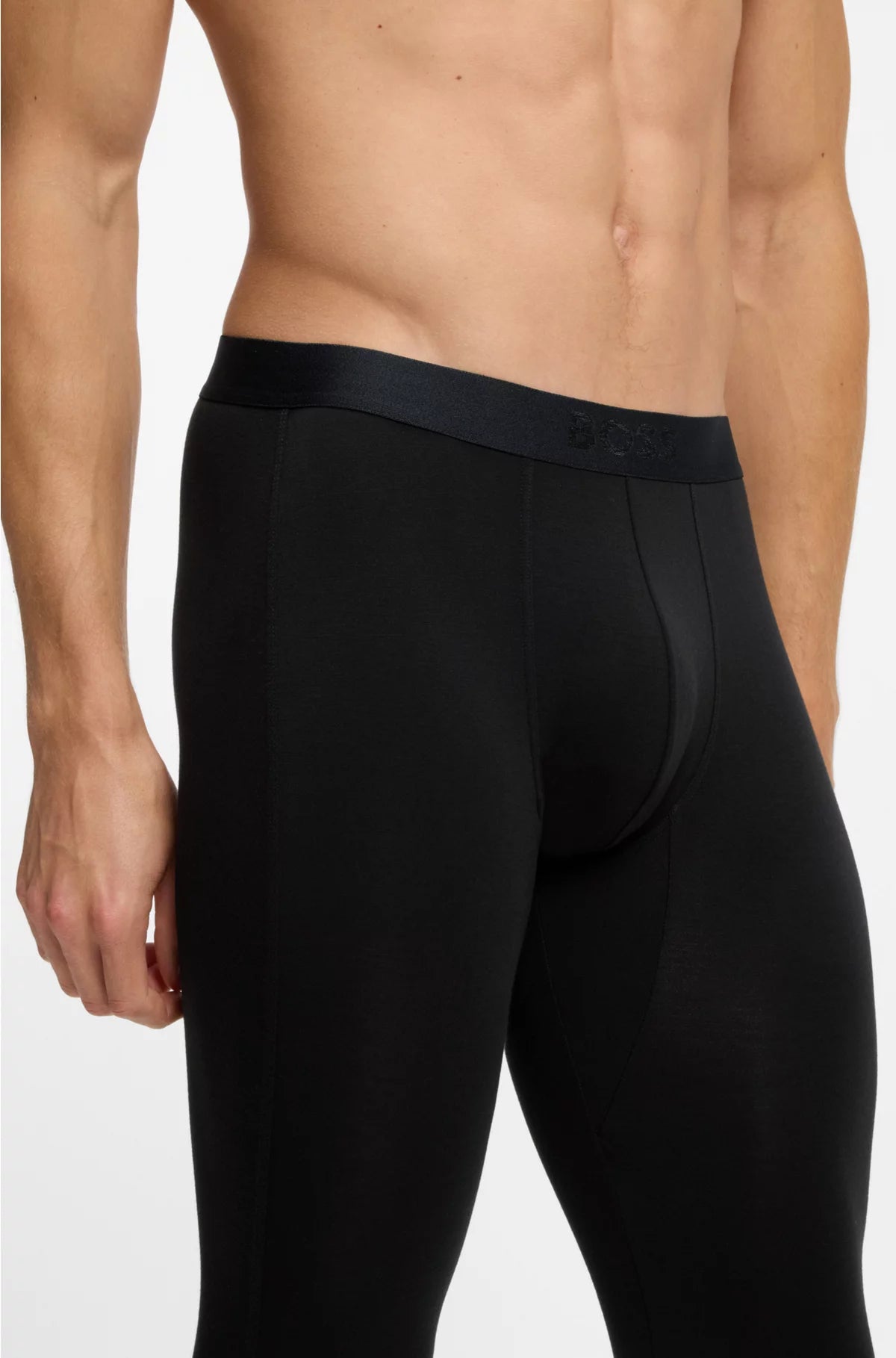 THERMAL LONG JOHNS WITH LOGO WAISTBAND