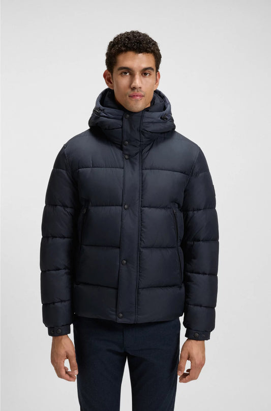 REGULAR-FIT PUFFER JACKET IN WATER-REPELLENT FABRIC