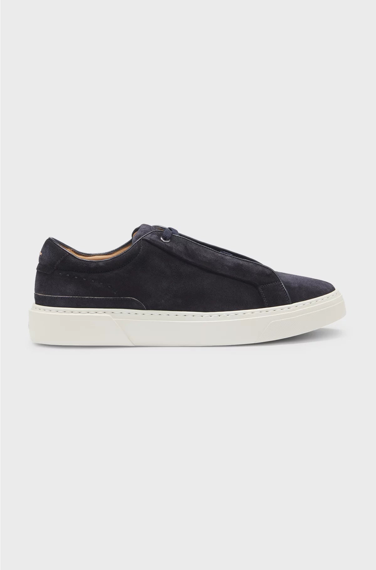 GARY TRAINERS IN SUEDE WITH ELASTIC LACING SYSTEM