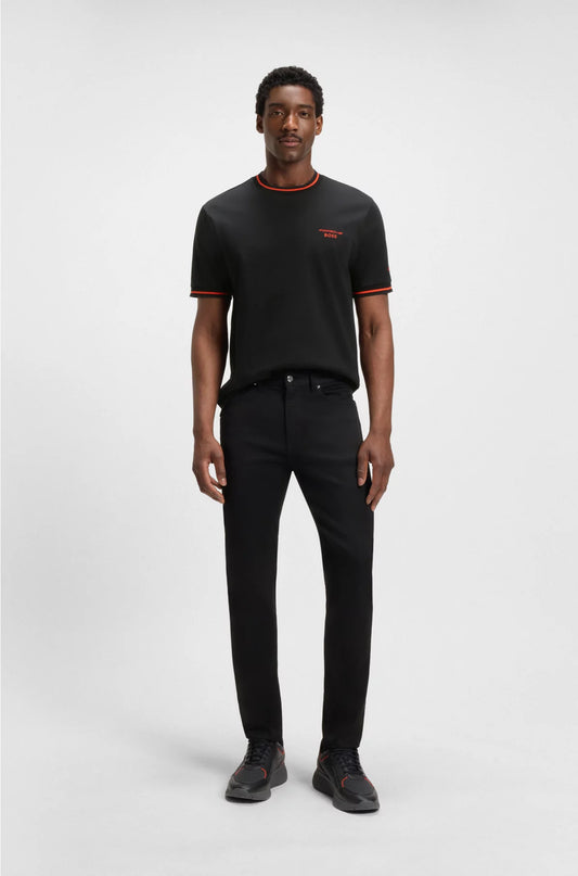 COTTON T-SHIRT WITH MOISTURE-CONTROL FINISH