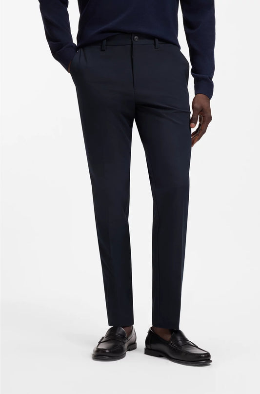 SLIM-FIT TROUSERS IN A STRETCH-COTTON BLEND