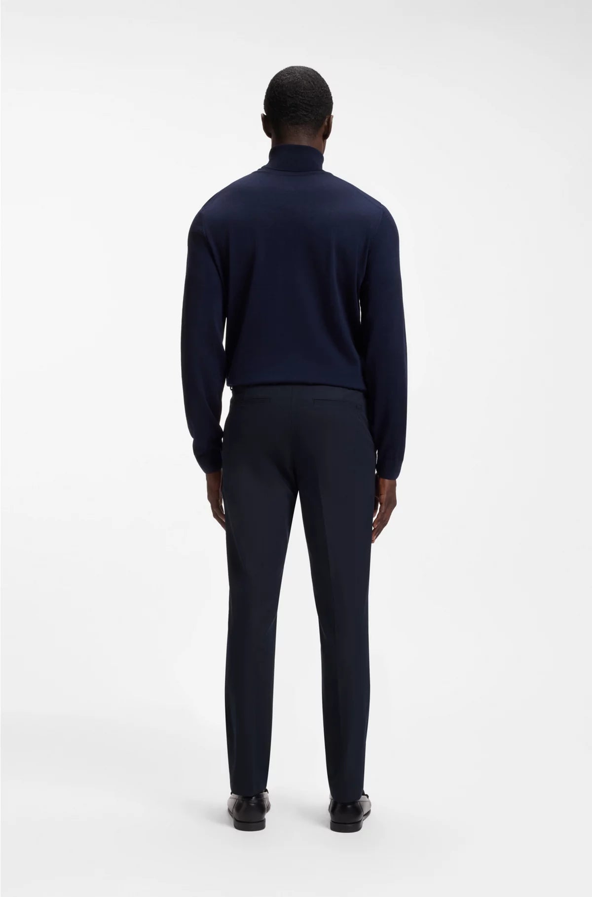 SLIM-FIT TROUSERS IN A STRETCH-COTTON BLEND