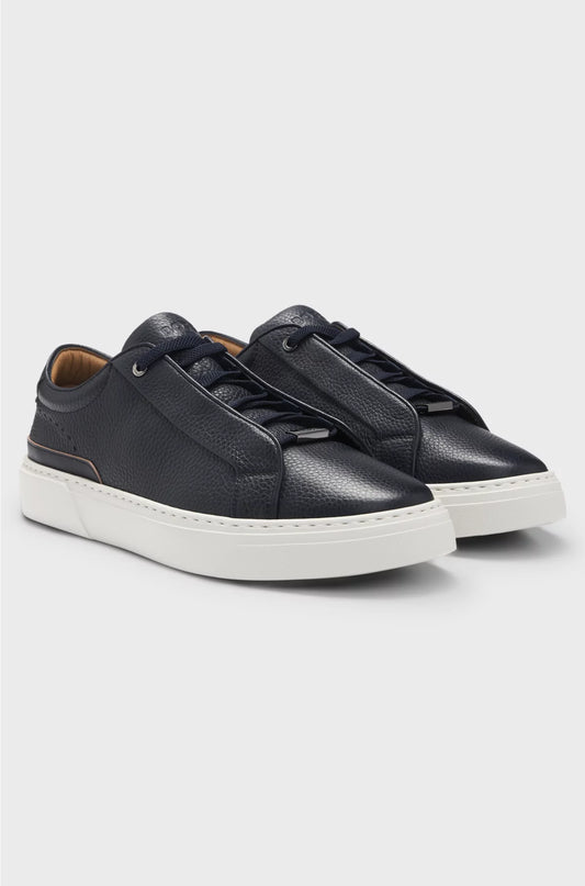 GARY TRAINERS IN GRAINED LEATHER