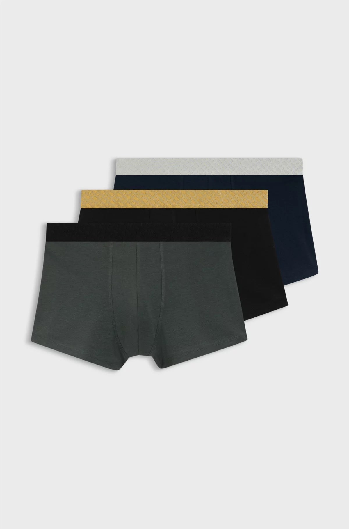 THREE-PACK OF COTTON-BLEND TRUNKS