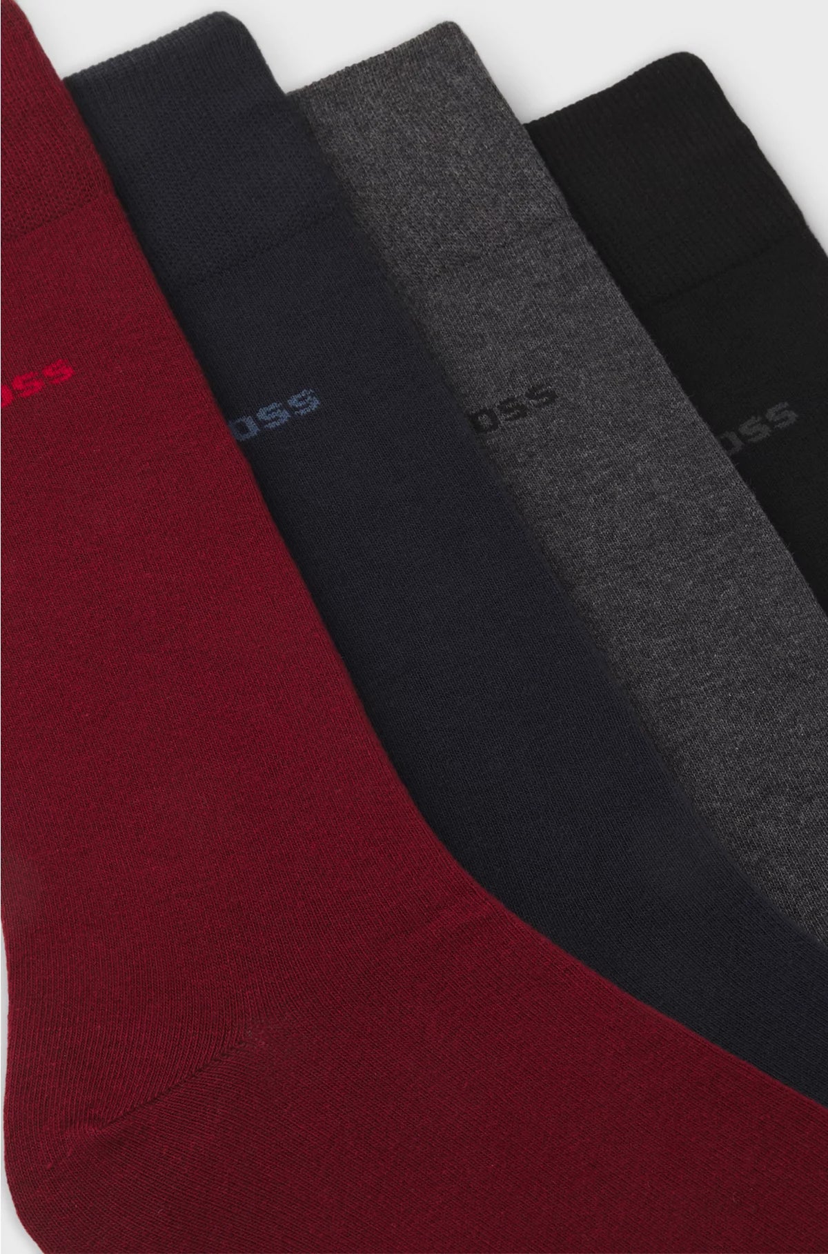 FOUR-PACK OF REGULAR-LENGTH SOCKS WITH LOGOS